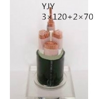 供应翼航YJY 3×120+2×70 铜芯交联聚乙烯绝缘聚乙烯护套电力电缆厂家直...