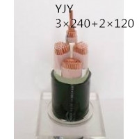 供应翼航YJY 3×240+2×120 铜芯交联聚乙烯绝缘聚乙烯护套电力电缆厂家直销国标正品足方足米