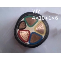 供应翼航YJY 4×10+1×6 铜芯交联聚乙烯绝缘聚乙烯护套电力电缆厂家直销国...