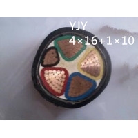 供应翼航YJY 4×16+1×10 铜芯交联聚乙烯绝缘聚乙烯护套电力电缆厂家直销国标正品足方足米
