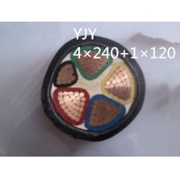 供应翼航YJY 4×240+1×120 铜芯交联聚乙烯绝缘聚乙烯护套电力电缆厂家直销国标正品足方足米
