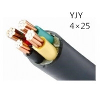 供应翼航YJY 4×25 铜芯交联聚乙烯绝缘聚乙烯护套电力电缆厂家直销国标正品足方足米
