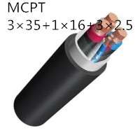 供应翼航线缆MCPT 3*35+1*16+3*2.5 煤矿用采煤机金属屏蔽橡套软电缆足方足米