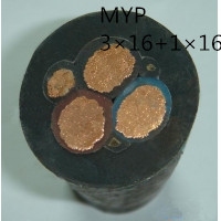 供应翼航线缆MYP 3*16+1*16 煤矿用移动屏蔽橡套软电缆足方足米