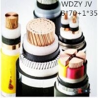 供应翼航WDZYJV 3*70+1*35 铜芯低烟无卤阻燃电力电缆足方足米