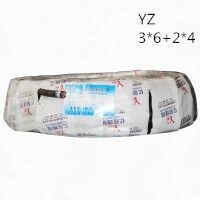 供应翼航线缆YZ 3*6+2*4 中型橡套电缆 足方足米