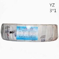 供应翼航线缆YZ 3*1 中型橡套电缆 足方足米