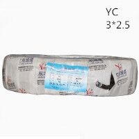 供应翼航线缆YC 3*2.5 国标铜芯重型通用橡套电缆 足方足米
