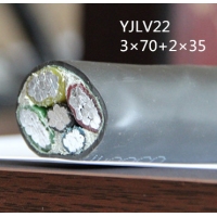 翼航线缆厂家直销YJLV22 0.6/1kV 3*70+2*35铝芯交联聚乙烯绝...