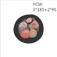 供应翼航线缆YCW 3*185+2*95 国标铜芯重型通用橡套电缆 足方足米