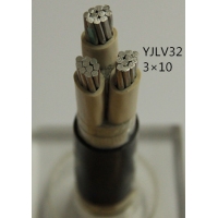 翼航线缆厂家直销YJLV32  0.6/1kV  3x10交联聚乙烯绝缘细钢丝铠装聚氯乙烯护套电力电缆国标正品