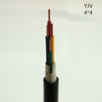 供应翼航线缆YJV 4*4 交联护套电力电缆  足方足米 保质保量