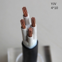 供应翼航线缆YJV 4*10 交联护套电力电缆  足方足米 保质保量
