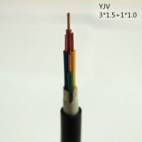 供应翼航线缆YJV 3*1.5+1*1.0 交联护套电力电缆  足方足米 保质保量
