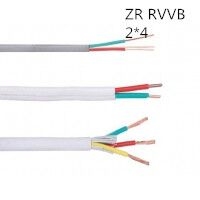 供应翼航线缆 ZR-RVVB 2*4 护套电线 足方足米 保质保量 