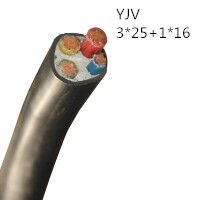 供应翼航线缆YJV 3*25+1*16 交联护套电力电缆  足方足米 保质保量