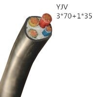 供应翼航线缆YJV 3*70+1*35 交联护套电力电缆  足方足米 保质保量
