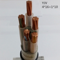 供应翼航线缆YJV 4*16+1*10 交联护套电力电缆  足方足米 保质保量