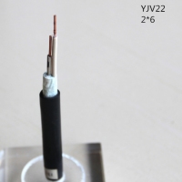 供应翼航线缆YJV22 2*6 钢带铠装优质电缆  足方足米 保质保量