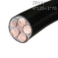 翼航线缆厂家直销ZRYJV 0.6/1kV 4X120+1X70阻燃型交联聚乙烯绝缘聚氯乙烯护套铜芯国标正品电力电缆