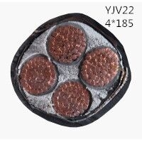 供应翼航线缆YJV22 4*185 钢带铠装优质电缆  足方足米 保质保量