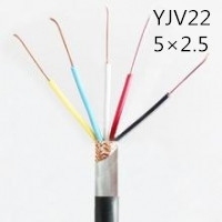 供应翼航线缆YJV22 5*2.5 钢带铠装优质电缆  足方足米 保质保量