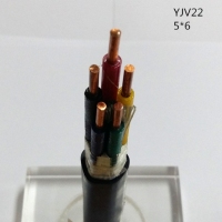 供应翼航线缆YJV22 5*6 钢带铠装优质电缆  足方足米 保质保量