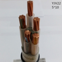 供应翼航线缆YJV22 5*10 钢带铠装优质电缆  足方足米 保质保量