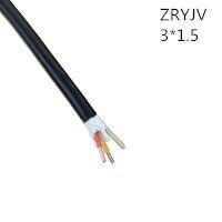 翼航线缆厂家直销  ZRYJV  0.6/1kV   3x1.5优质电缆阻燃交联聚乙烯绝缘三芯聚氯乙烯护套电力电缆国标正品
