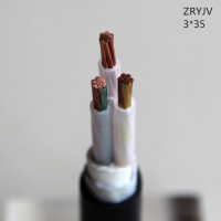 翼航线缆厂家直销  ZRYJV  0.6/1kV   3x35优质电缆阻燃交联聚乙烯绝缘三芯聚氯乙烯护套电力电缆国标正品