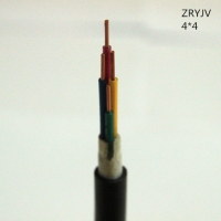 翼航正品优质线缆ZRYJV  0.6/1kV   4x4 阻燃交联聚乙烯绝缘四芯聚氯乙烯护套国标电力电缆厂家直销