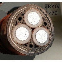 翼航线缆厂家直销ZRYJV 0.6/1kV   3x70阻燃型交联聚乙烯绝缘聚氯...