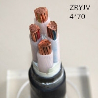 翼航正品优质线缆ZRYJV  0.6/1kV   4x70 阻燃交联聚乙烯绝缘四...