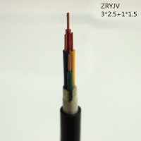 翼航正品优质线缆ZRYJV  0.6/1kV  3x2.5+1x1.5 阻燃交联聚乙烯绝缘3+1芯聚氯乙烯护套国标电力电缆厂家直销