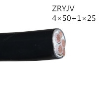 翼航线缆厂家直销ZRYJV 0.6/1kV  4*50+1*25阻燃型交联聚乙烯...