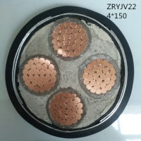 翼航优质线缆厂家直销ZRYJV22  0.6/1kV   4x150阻燃交联聚乙烯绝缘钢带铠装四芯聚氯乙烯护套电力电缆国标正品