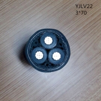 供应翼航线缆YJLV22 3*70 铝芯钢带铠装护套优质电力电缆 足方足米 保质保量