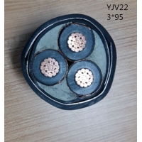 供应翼航线缆YJV22 3*95 铜芯钢带铠装护套电力电缆 足方足米 保质保量