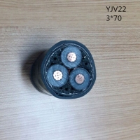供应翼航线缆YJV22 3*70 铜芯钢带铠装护套电力电缆 足方足米 保质保量