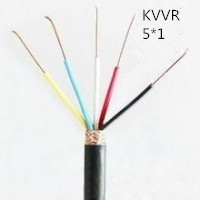 供应上海志惠KVVR 5*1 多芯黑色护套线 足方足米 保质保量