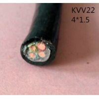 供应翼航KVV22 4*1.5 铜芯钢带铠装控制电缆 足方足米 保质保量