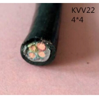 供应翼航KVV22 4*4 铜芯钢带铠装控制电缆 足方足米 保质保量