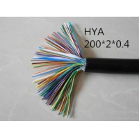 供应上海志惠HYA 200*2*0.4 铜芯钢带铠装聚乙烯护套通信电缆 足方足米