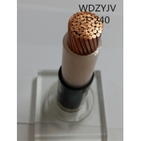供应翼航WDZYJV 1*240 铜芯低烟无卤阻燃电力电缆足方足米