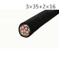 翼航线缆厂家直销NHYJV22 0.6/1kV 3x35+2x16耐火交联聚乙烯绝缘3+2芯钢带铠装铜芯聚氯乙烯护套电力优质电缆国标正品