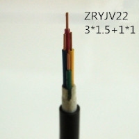 翼航优质线缆ZRYJV22 0.6/1kV 3x1.5+1x1.0阻燃交联聚乙烯绝缘钢带铠装3+1芯聚氯乙烯护套电力电缆国标正品厂家直销