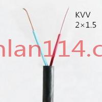 供应翼航KVV 2*1.5 铜芯控制电缆 足方足米 保质保量