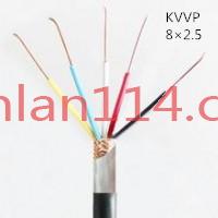 供应翼航KVVP 8*2.5 铜芯屏蔽控制电缆 足方足米 保质保量