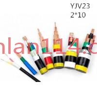 供应翼航线缆YJV23 2*10 铜芯钢带铠装优质电力电缆 足方足米 保质保量