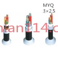 供应翼航线缆MYQ 3*2.5煤矿用移动轻型橡套软电缆足方足米